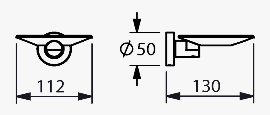 Sonia Tecno Soap Dish - Parallel, Transparent Clipart
