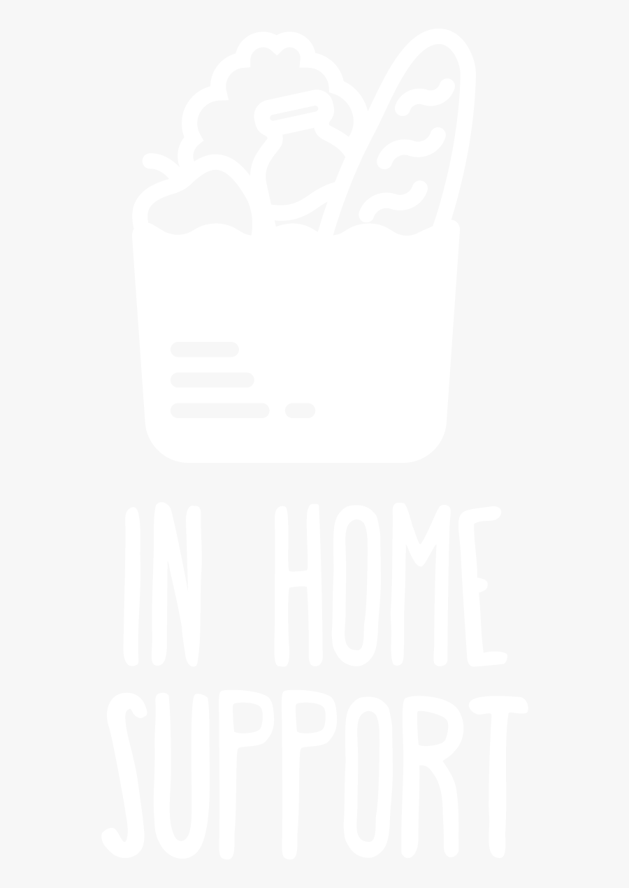 Grocery White Icon Png, Transparent Clipart