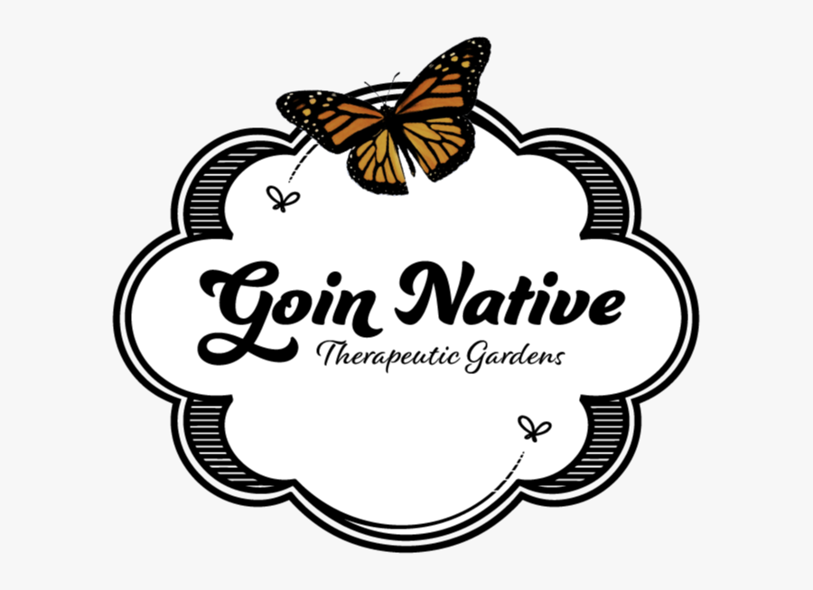 Goin Native Cloud Logo - Butterfly, Transparent Clipart