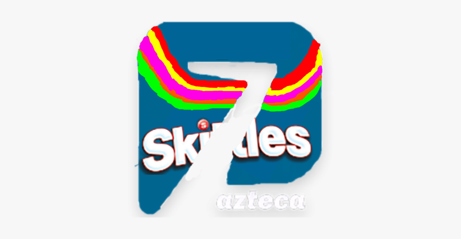Azteca7 Tvazteca Skittles Skittlescanady Freetoedit - Graphic Design, Transparent Clipart