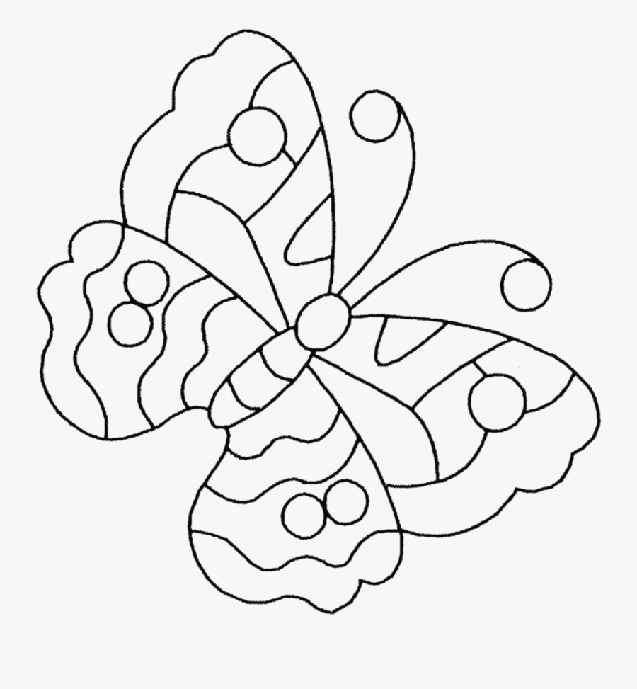 Free Printable Butterfly Colouring Pages, Transparent Clipart