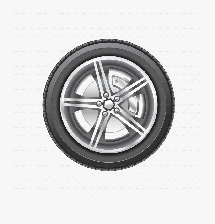 Car Wheel Car Wheel Flat Tire - Bad Attitude Is Like A Flat Tyre, Transparent Clipart