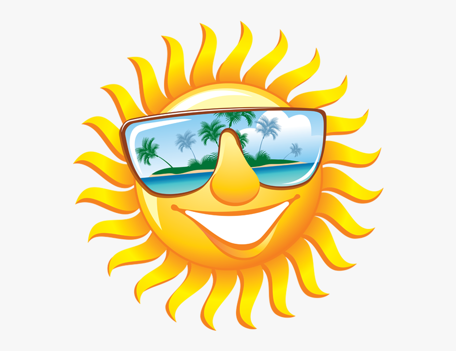 Sun Smiley Face, Transparent Clipart