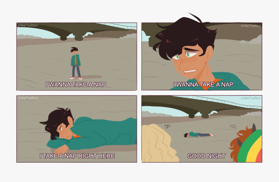 “it"s Been 5 Hours And He"s Starting To Drool Should - Percy Jackson Fan Art Percabeth, Transparent Clipart
