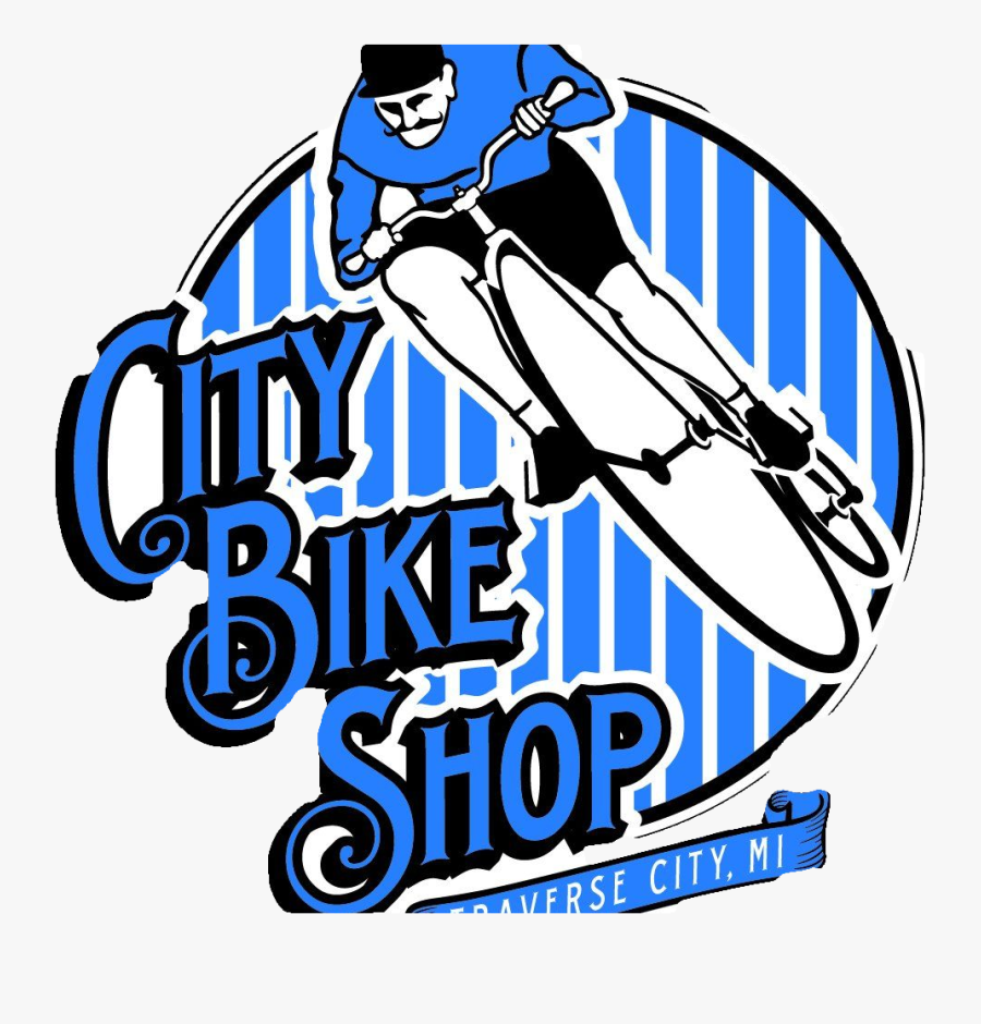 City Bike Single Track Ride, Transparent Clipart