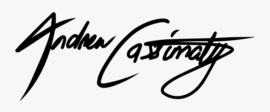 Memory Clipart Autograph - Calligraphy, Transparent Clipart