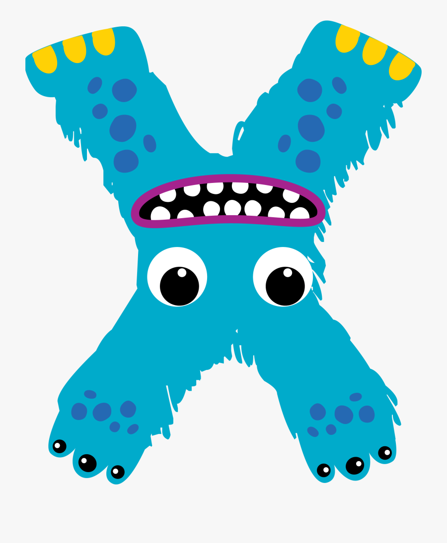 Canvases Girl Monster Alphabet Png, Transparent Clipart