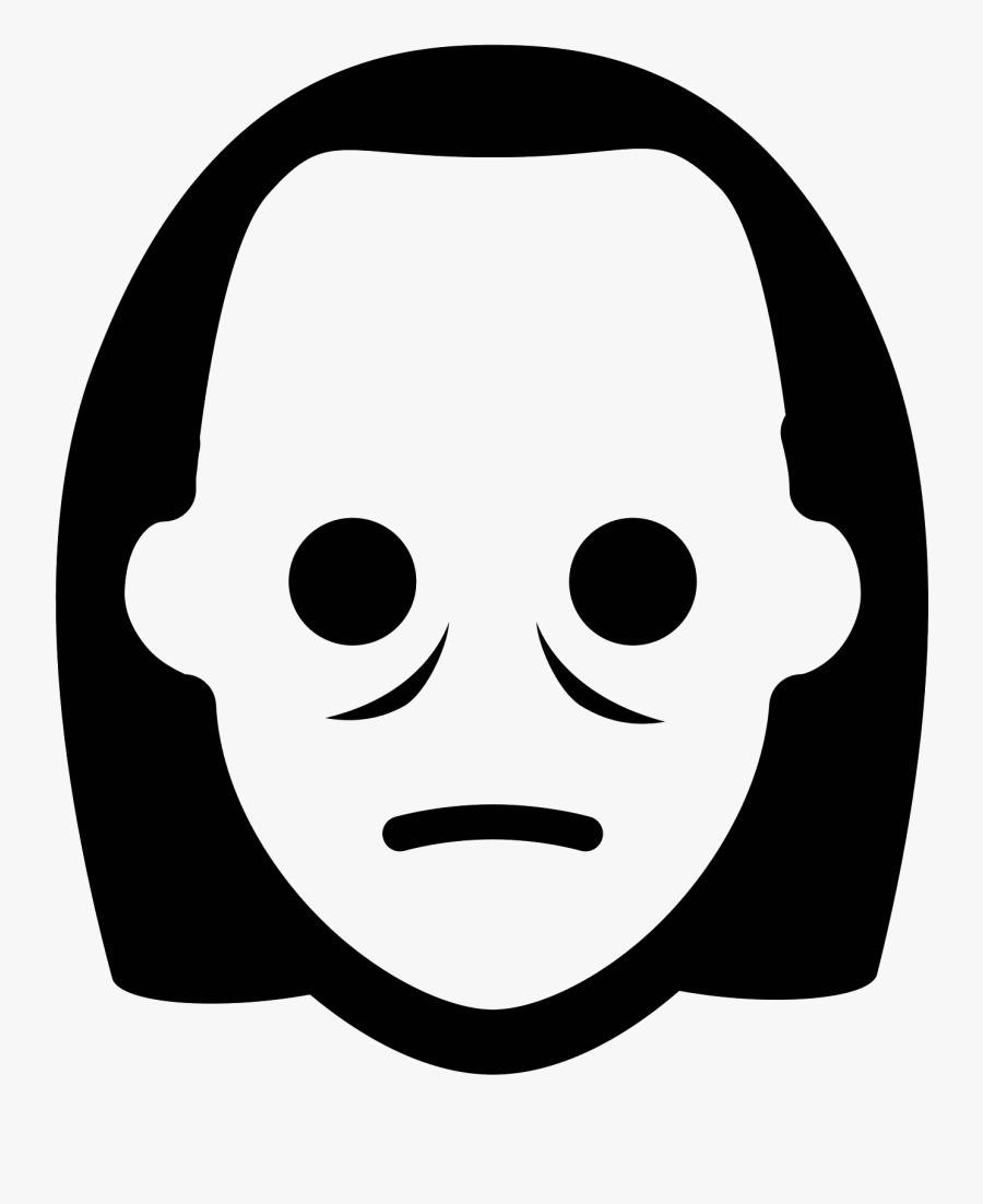 Michael Myers Icon - Ghost Face Line Drawing, Transparent Clipart