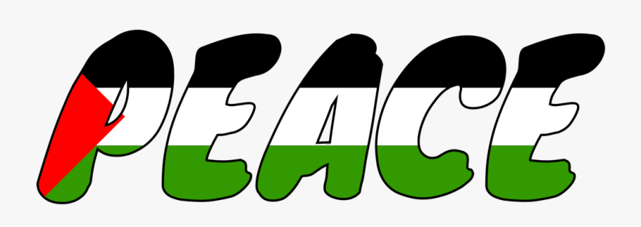Peace Palestine, Transparent Clipart