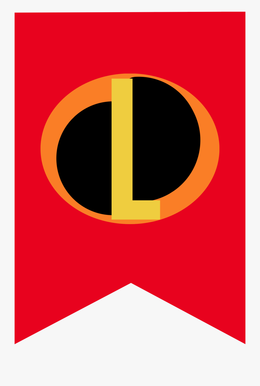 Banner Clipart Incredibles - Incredibles Logo D, Transparent Clipart