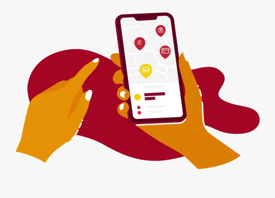 Mobile Clipart Phone Support - Smartphone, Transparent Clipart