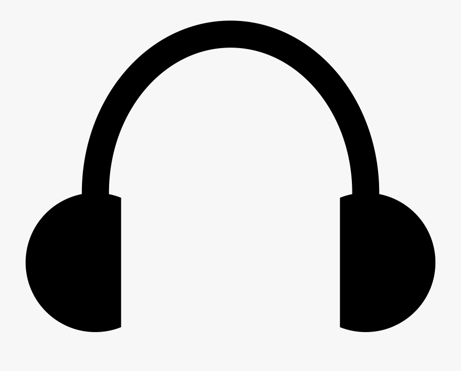 28 Collection Of Headphone Clipart Black And White - Black And White Headphones Clipart Png, Transparent Clipart