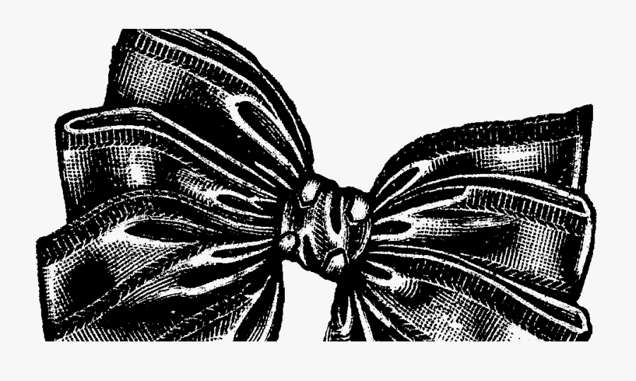 Bow Gift Illustration - Vintage Bow Png, Transparent Clipart