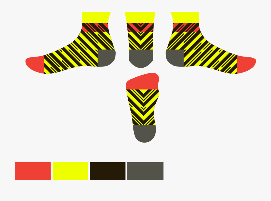 The Socks Are Currently Being Manufactured In Italy - Hockey Sock, Transparent Clipart