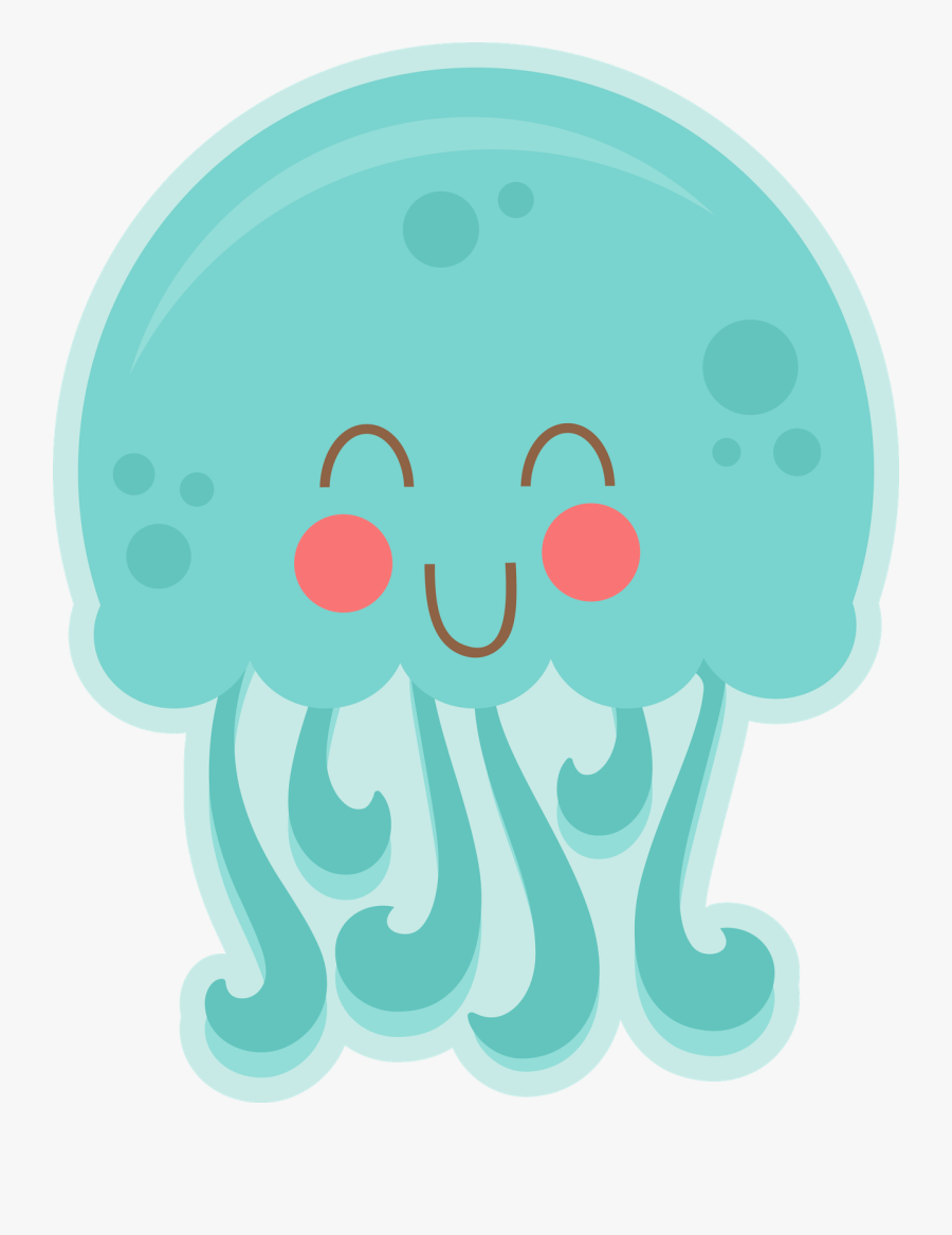 Jellyfish Clipart Aquatic Animal - Jellyfish Png Clipart, Transparent Clipart