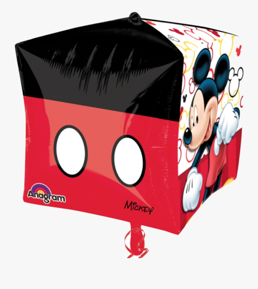 Mickey Mouse Cubez Foil Balloon - Illustration, Transparent Clipart
