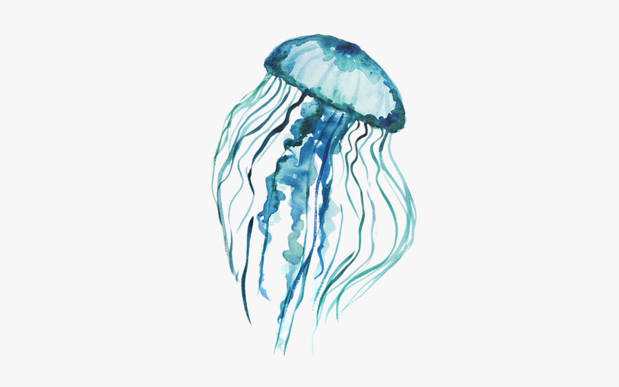 Jellyfish Svg Clear Background - Transparent Background Jellyfish Png, Transparent Clipart