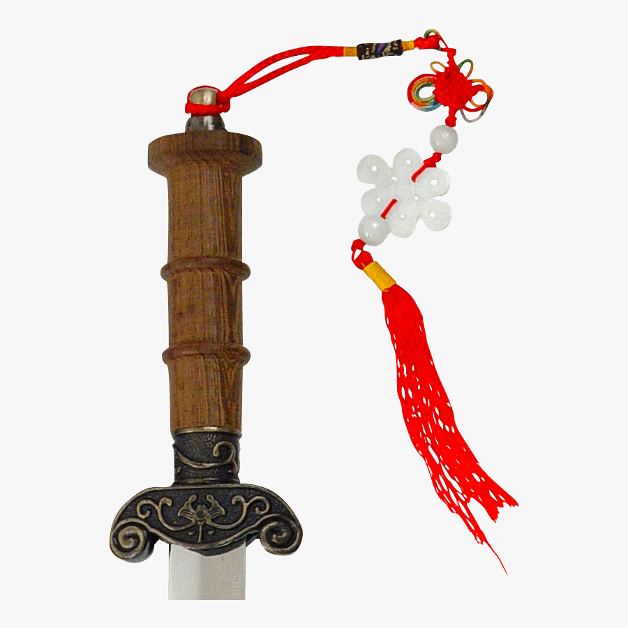 Chinese Short Sword With Wood Case - Cold Weapon, Transparent Clipart