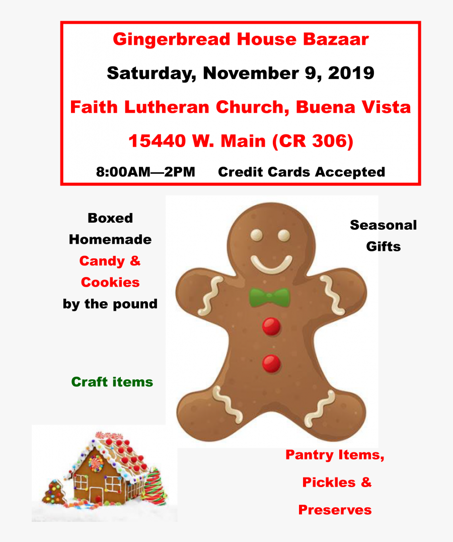 Gingerbread Man Salt Dough Ornament, Transparent Clipart