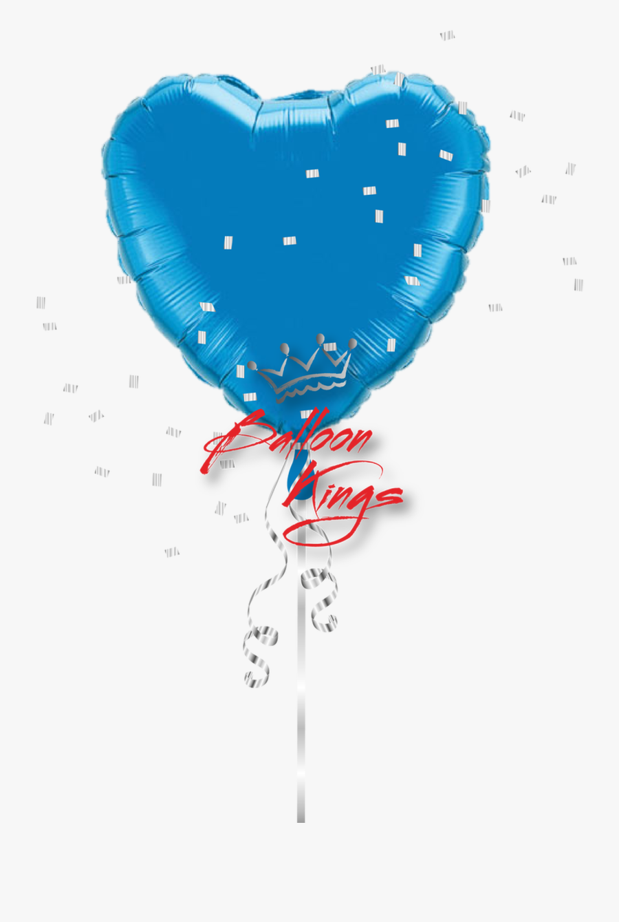 Sapphire Blue Heart - Heart Balloon Bouquet, Transparent Clipart