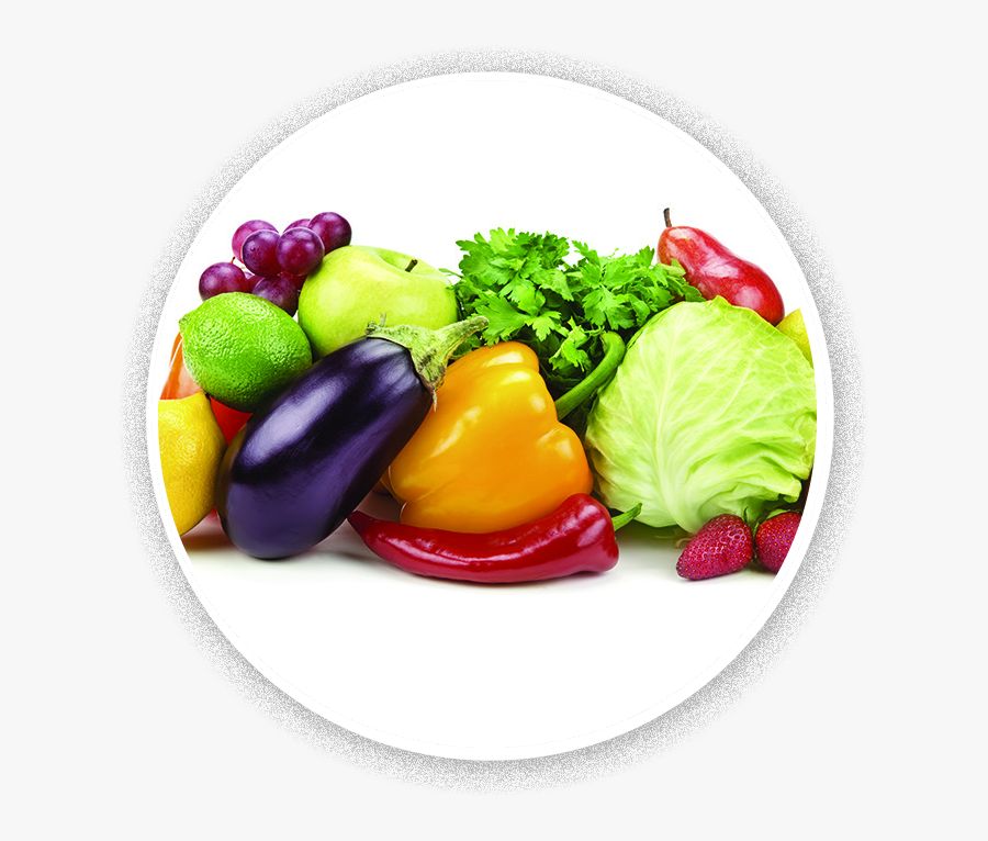 Load Your Plate With Fruits And Vegetables Spinach, - Fruits And Vegetables In A Plate Png, Transparent Clipart
