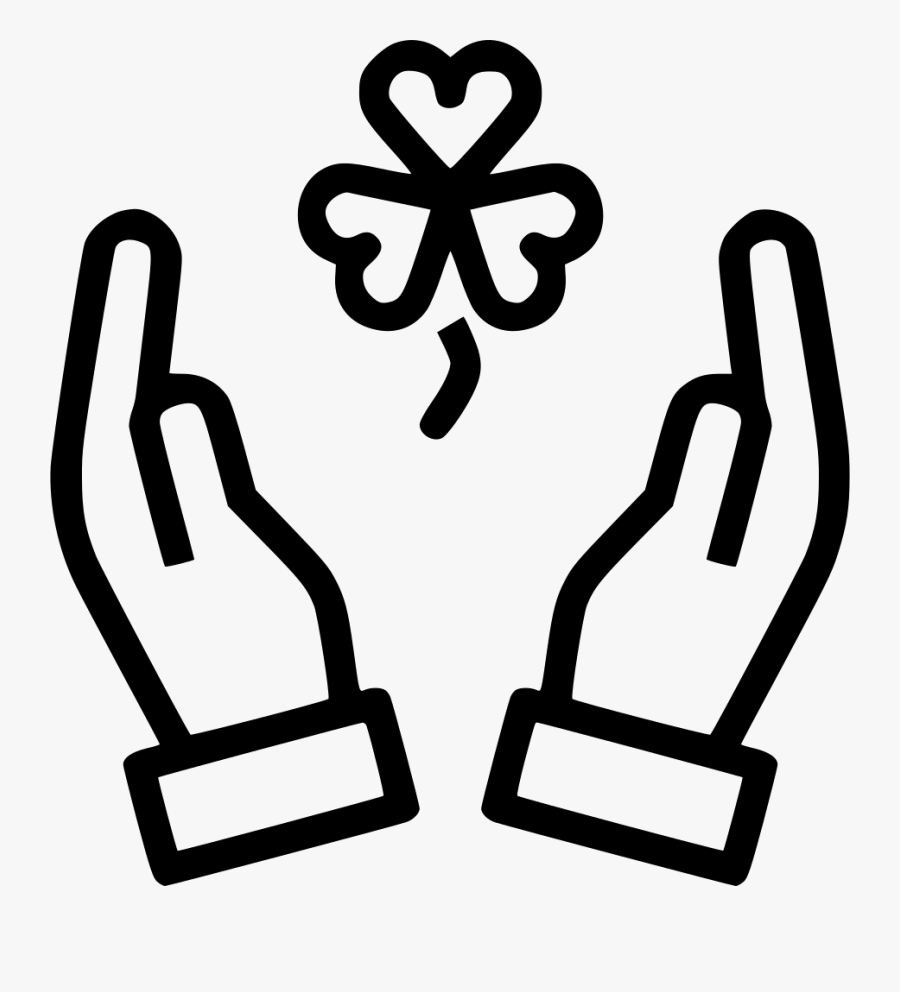 Shamrock Three Clover Leaf - Caring Icon Png, Transparent Clipart