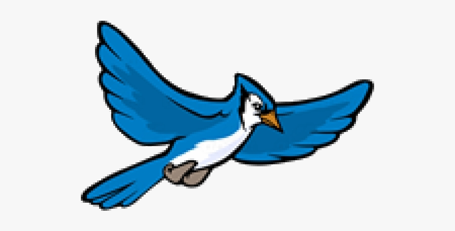 Blue Jay Clipart Flying Transparent Png - Flying Blue Jay Clipart, Transparent Clipart