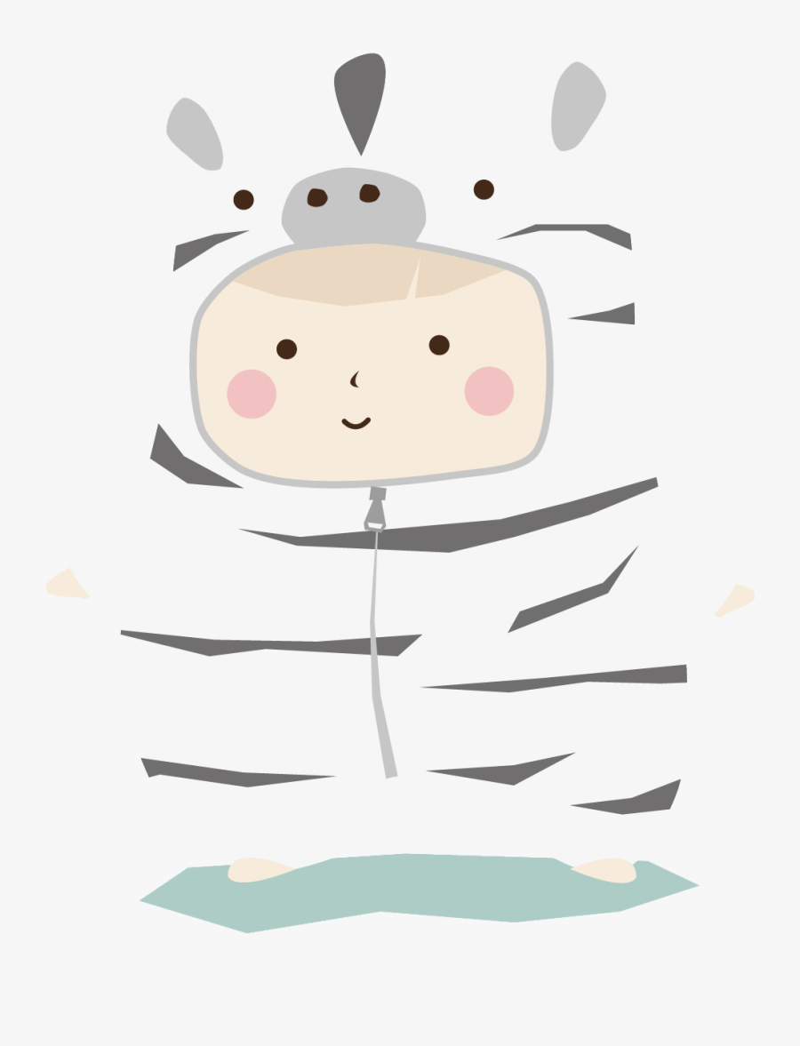 Zebra Baby - Cartoon - Cartoon, Transparent Clipart