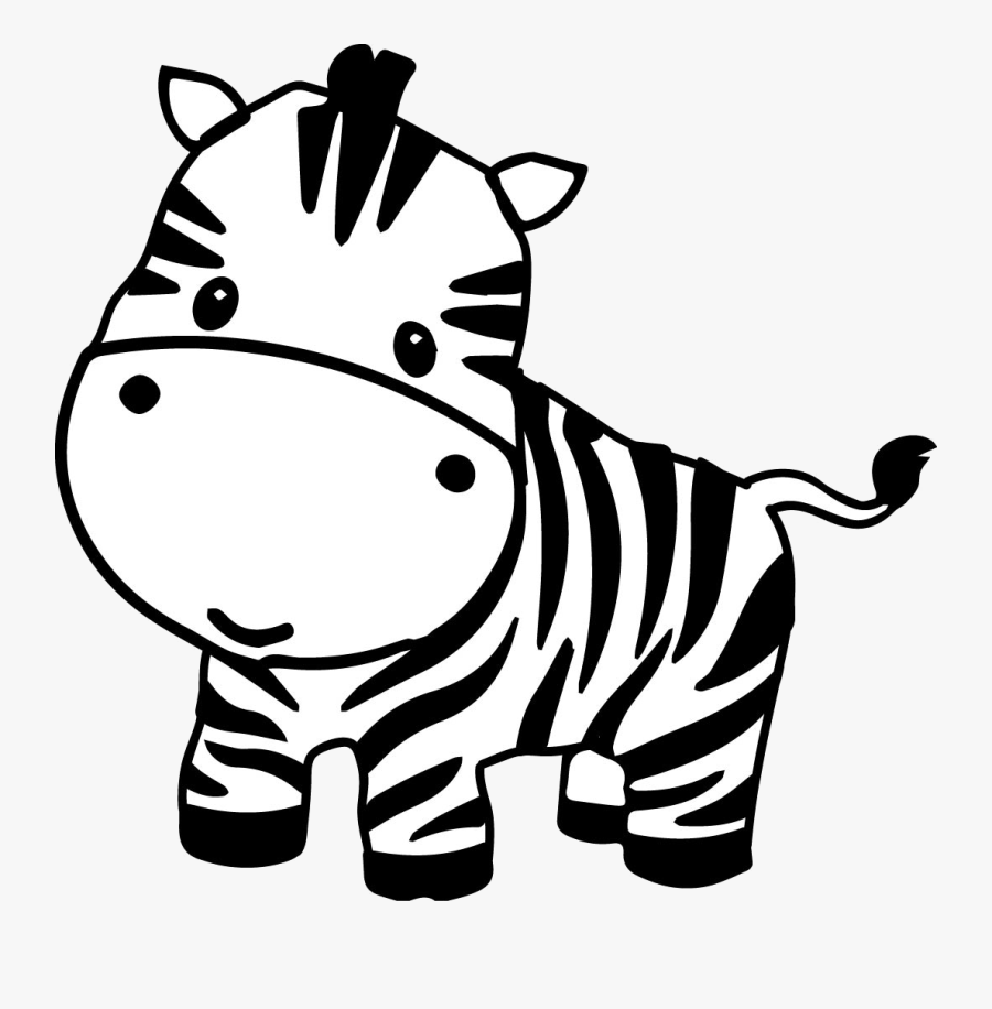 Animal Pages Clip Art Zebra Cute Cartoon Images Clipart - Baby Safari Animals Clipart Png, Transparent Clipart