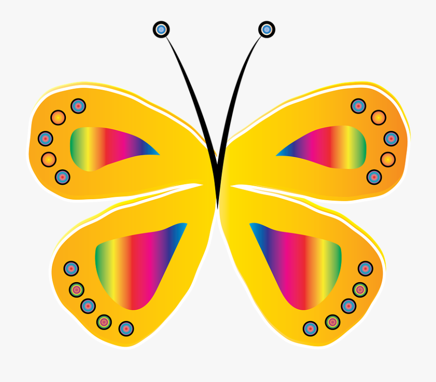 Yellow Butterfly Clipart 21, Buy Clip Art - Borboleta Amarela Png, Transparent Clipart