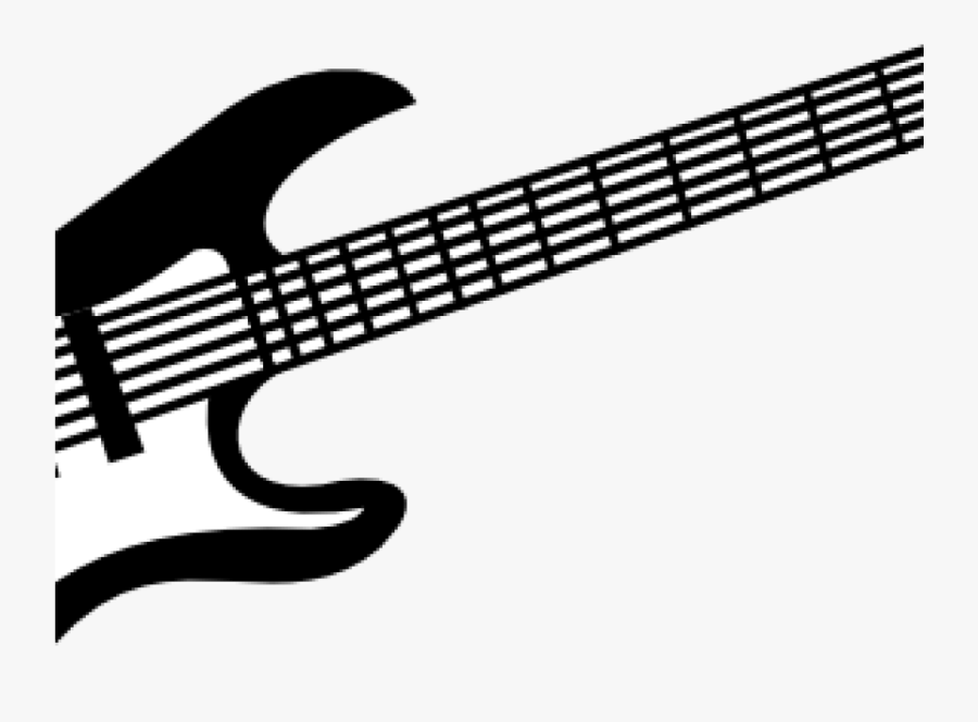 Gallery Of Grand Guitar Clipart Black And White Silhouette - Electric Guitar Vector Png, Transparent Clipart