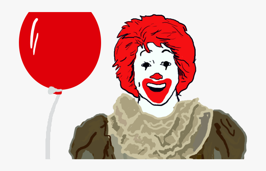 Russian Burger King Accuses The Movie "it - Ronald Mcdonald, Transparent Clipart