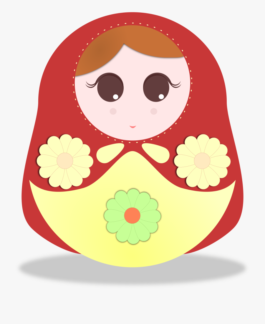 Russian Doll Illustration - Russian Dolls Transparent Cartoon, Transparent Clipart