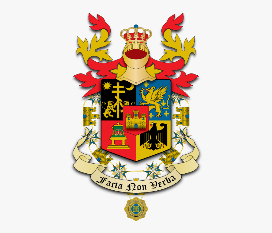 Quarterly, 1, Sable, A Russian Cross Or Supported On - Crest, Transparent Clipart