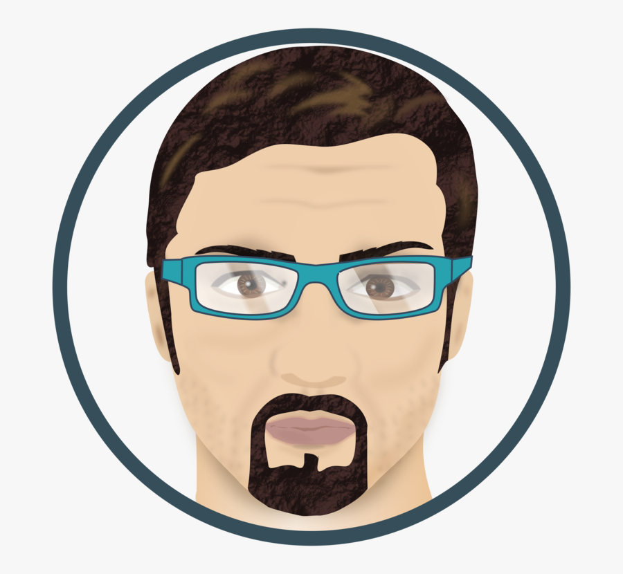 Facial Hair,goggles,chin - Cartoon, Transparent Clipart