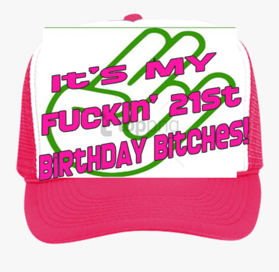 Yankees Hat Png Transparent Background - 21st Birthday Hat Png, Transparent Clipart
