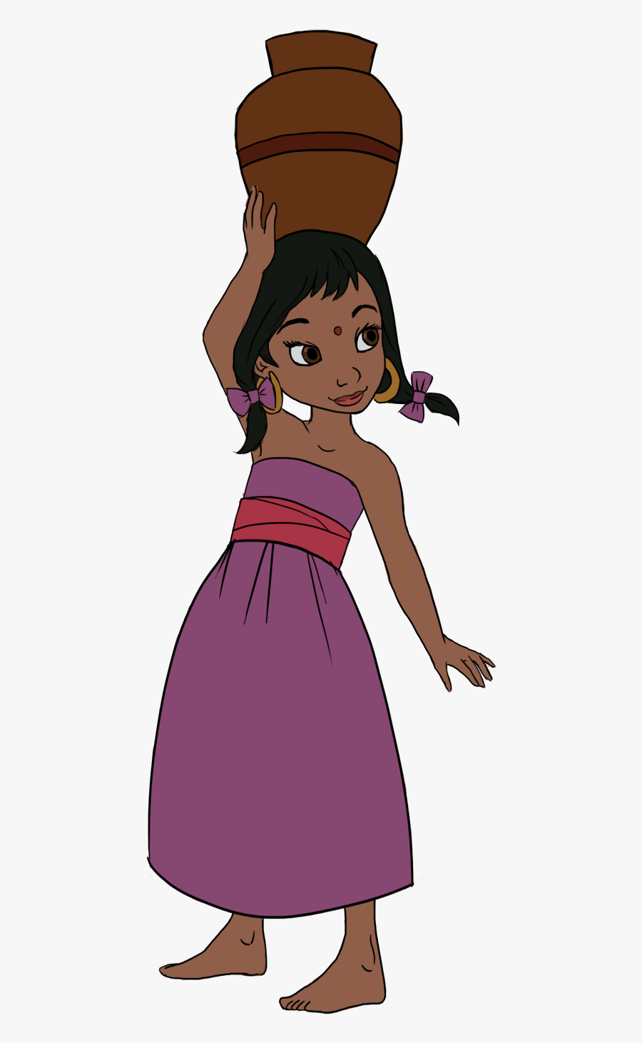 Jungle Book Water Girl, Transparent Clipart