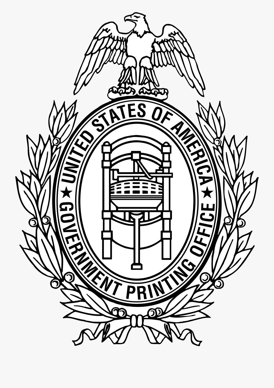 Government Printing Office Seal - Government Publishing Office Logo, Transparent Clipart