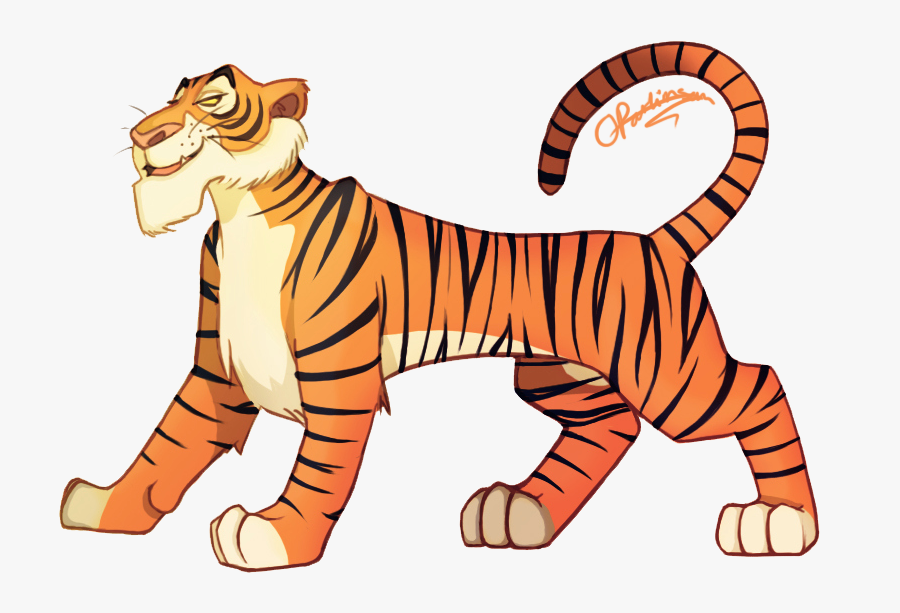 The Jungle Book Disney Villains, Disney Films, Walt - Jungle Book Characters Shere Khan, Transparent Clipart