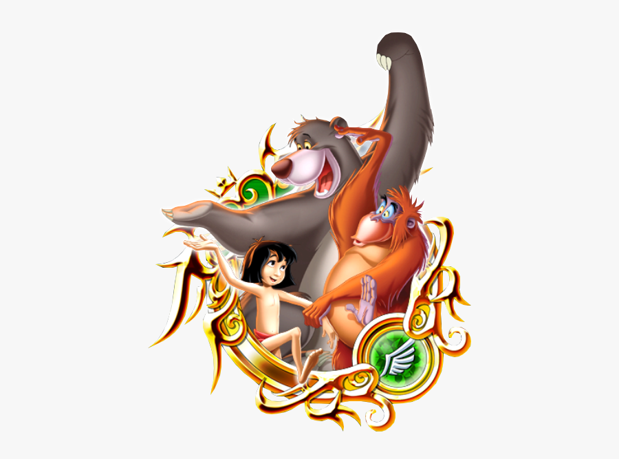 Mowgli & Pals - Kingdom Hearts Riku Medal, Transparent Clipart