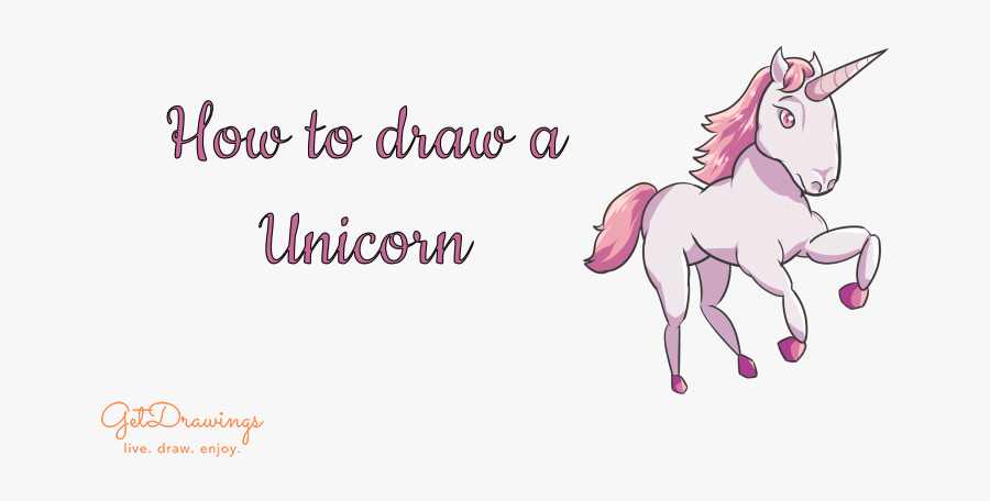 How To Draw A Unicorn - Mane, Transparent Clipart
