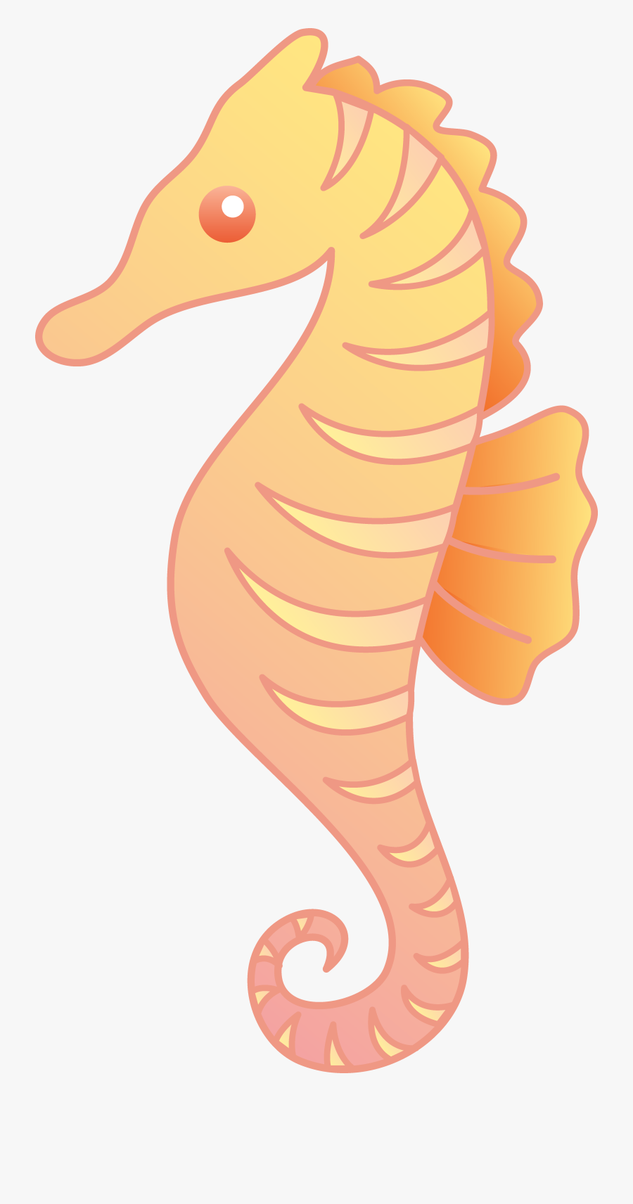Clipart Seahorse, Transparent Clipart