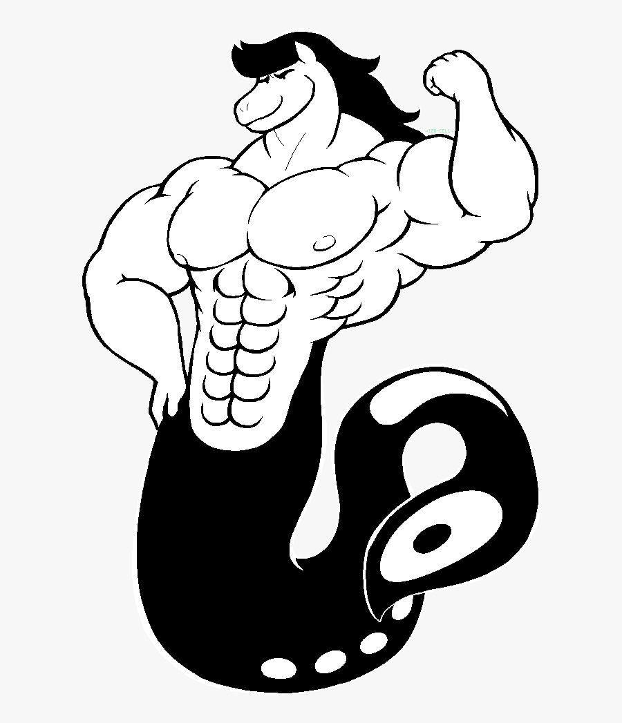 Muscular Seahorse, Transparent Clipart