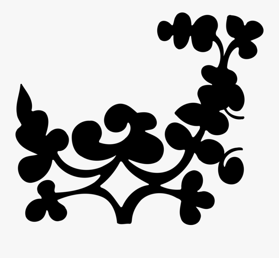 Plants Abstract Black M Clipart , Png Download, Transparent Clipart