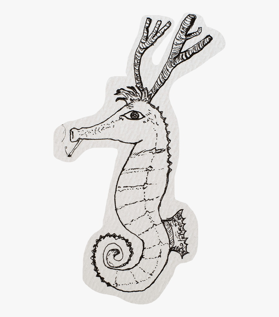 Seehorse Moving - Illustration, Transparent Clipart