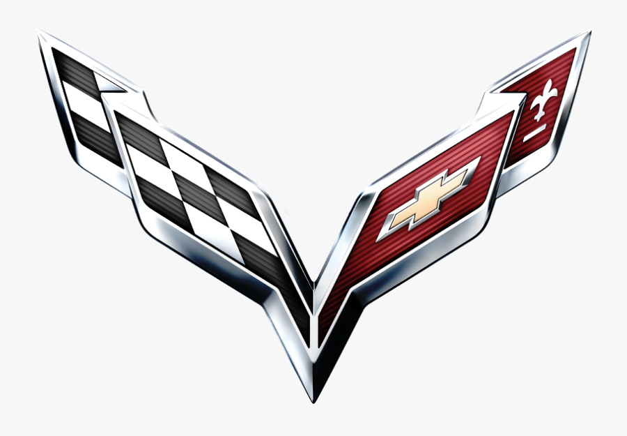 Chevrolet Corvette Logo, Transparent Clipart