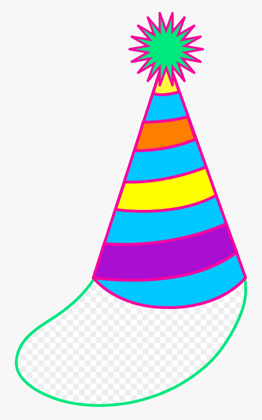 Party Hat Birthday Free Transparent Image And Clipart - Birthday Party Hat Cartoon, Transparent Clipart
