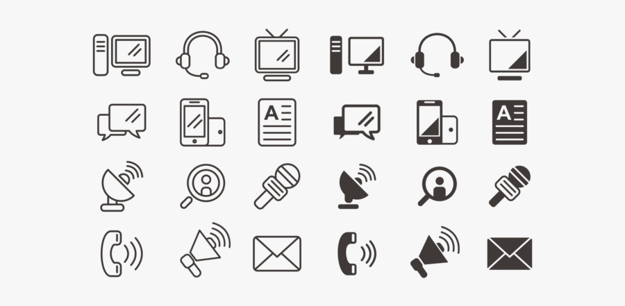 Png Communication Icons, Transparent Clipart