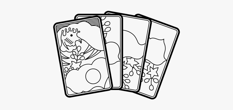 December Of Hwatu Rubber Stamp"
 Class="lazyload Lazyload - Line Art, Transparent Clipart