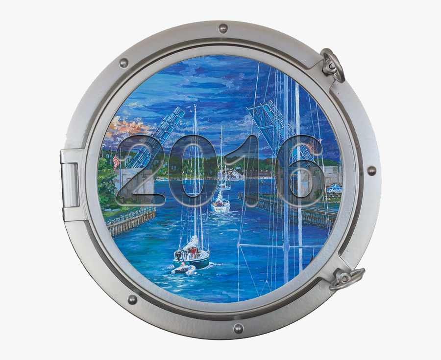 Charlevoix Venetian Festival Artwork - Porthole, Transparent Clipart
